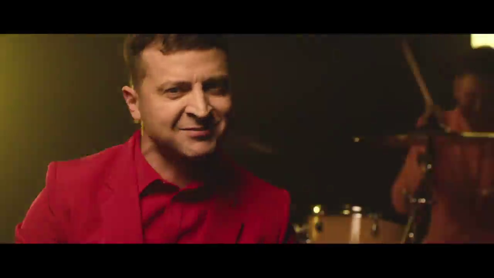 Volodymyr Zelenskyj v klipu skupiny Antytila