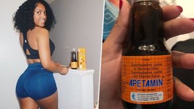 Vitamínový sirup Apetamin má vykouzlit dokonalou postavu, ve skutečnosti ale může přivodit kóma a poškození jater.