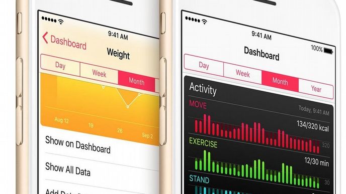 Aplikace Apple Health (Zdraví)