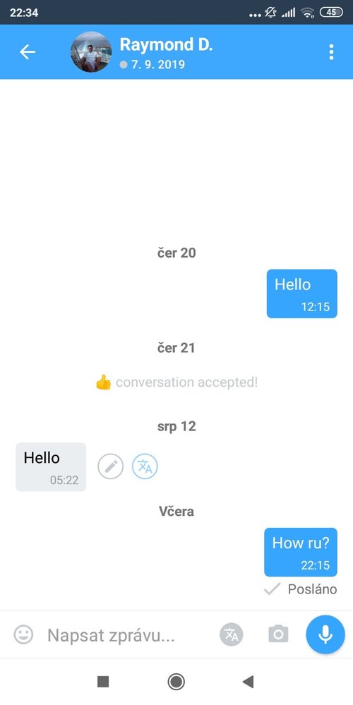 V aplikaci Speaky můžete chatovat s lidmi z celého světa