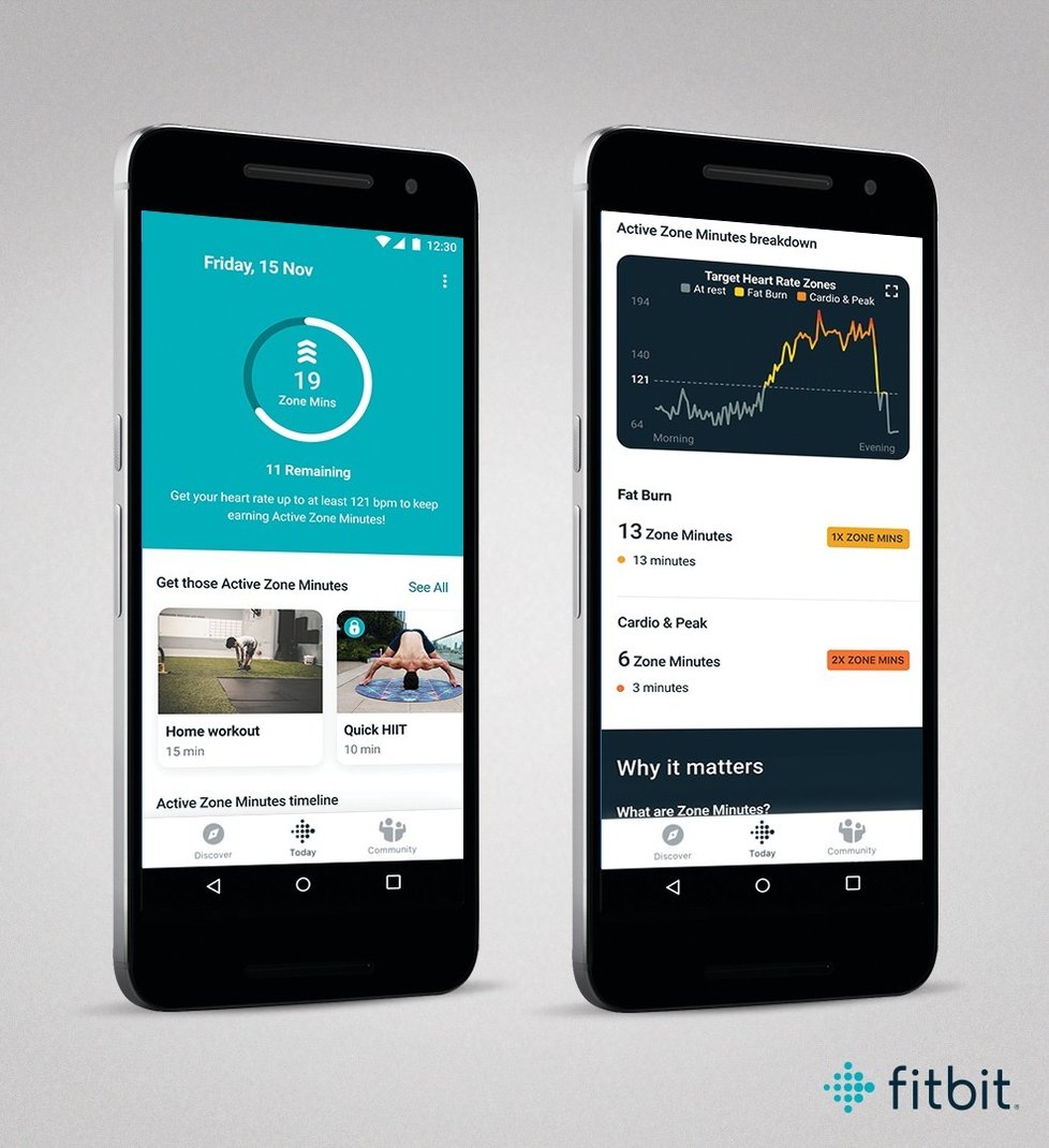 Aplikace Fitbit