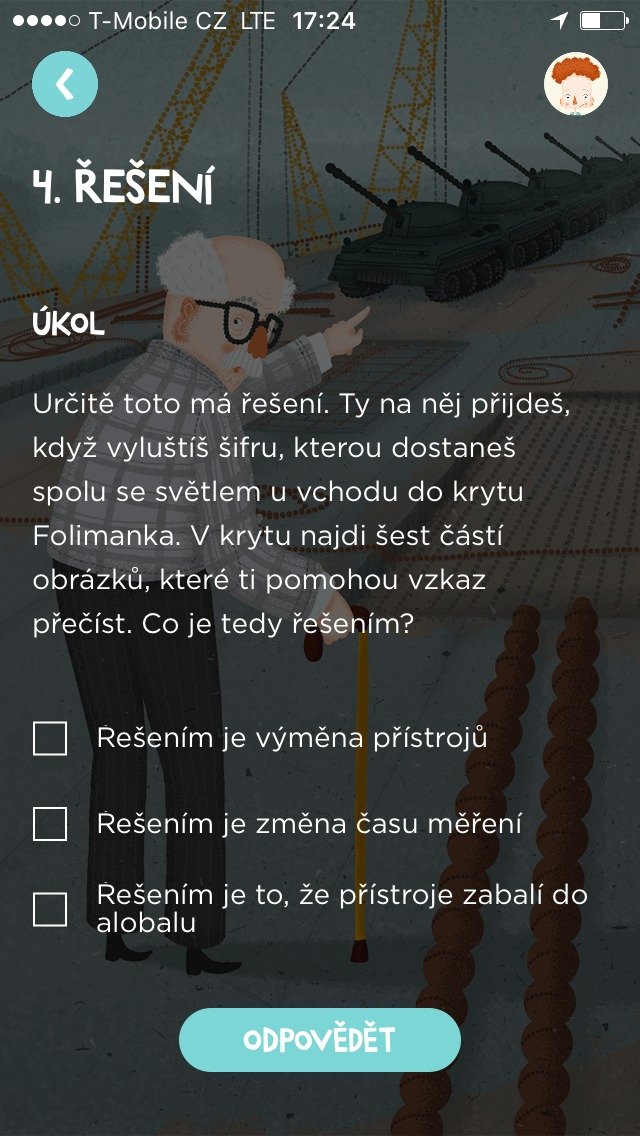 Interaktivní hra pro mobilní telefony Skryté příběhy vás provede různými kouty Prahy.