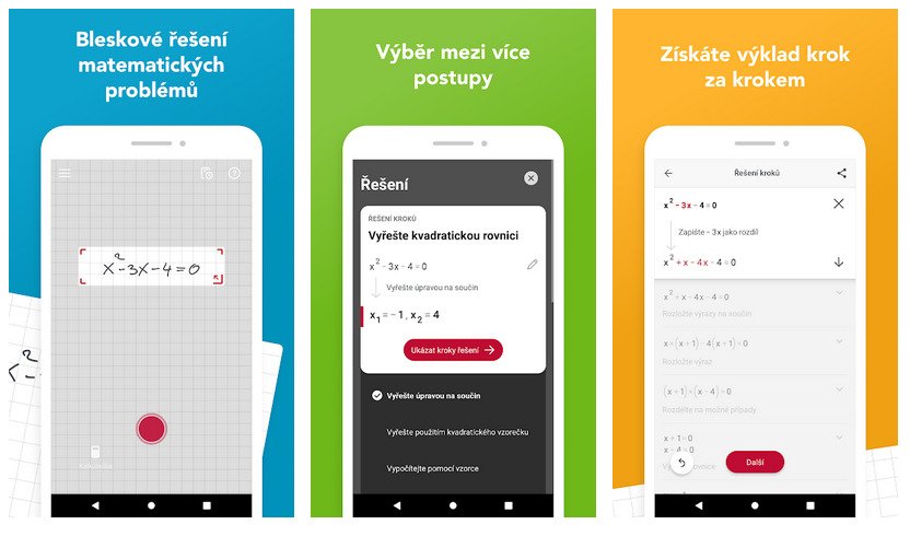 Aplikace Photomath umí vypočítat i rukou psaný příklad