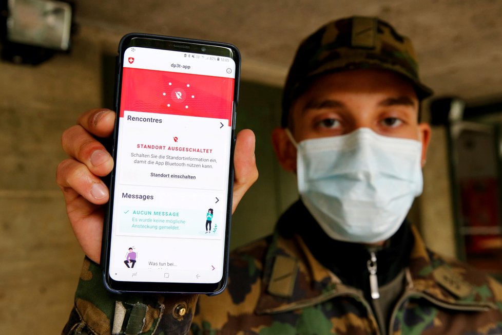 Aplikace na trackování koronaviru ve Švýcarsku