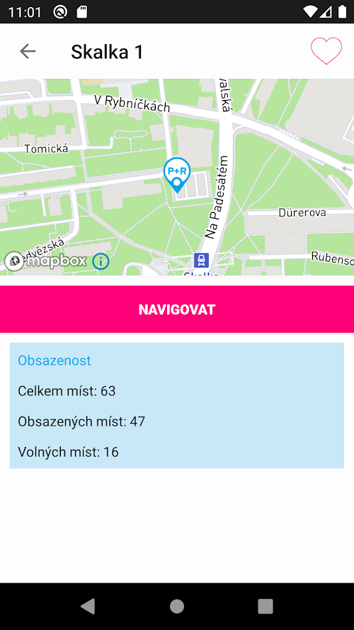 Aplikace Zaparkuju.cz