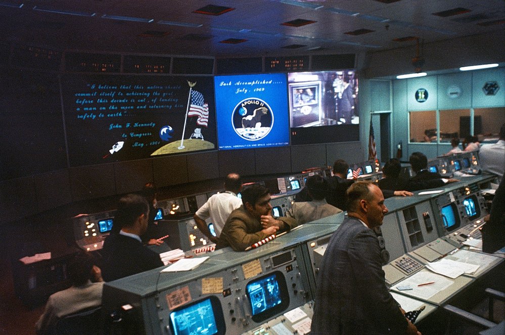  MOCR2 během mise Apollo 11