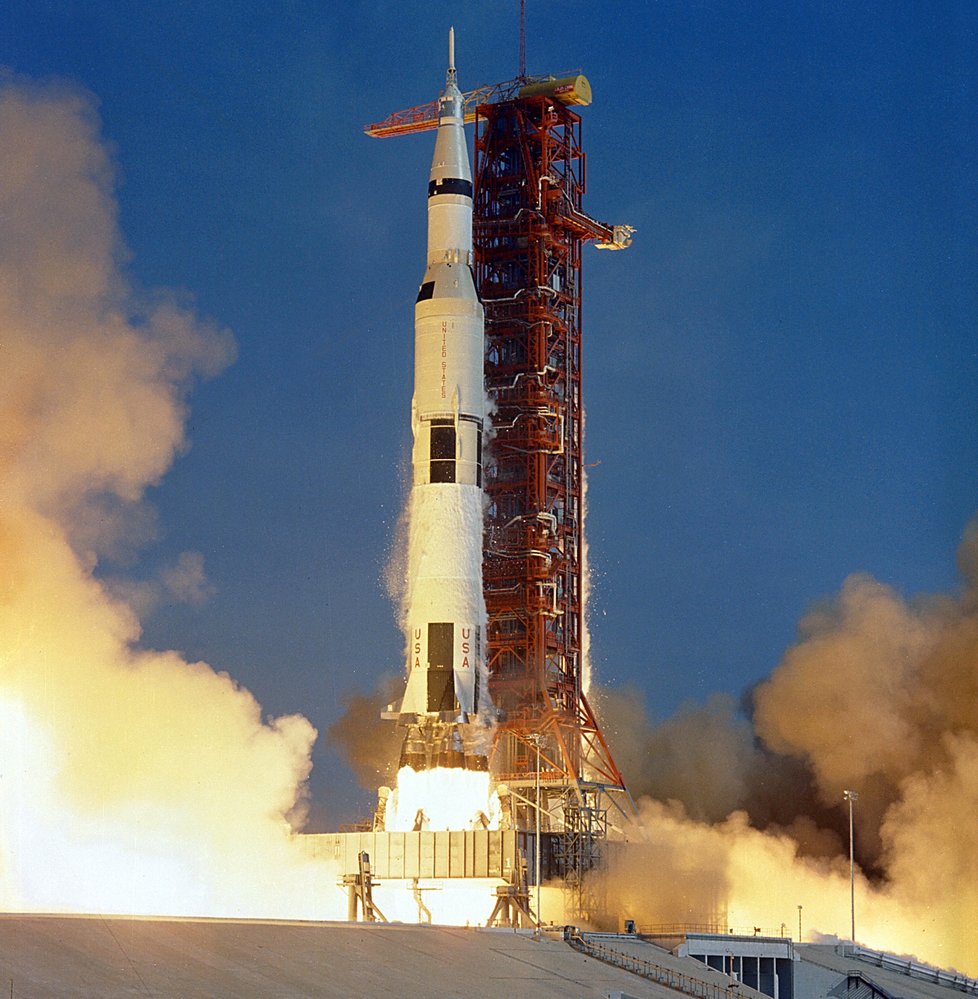 Start Apolla 11 z rampy LC-39A