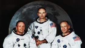 Astronauti z mise Apollo 11 – Armstrong, Collins a Aldrin