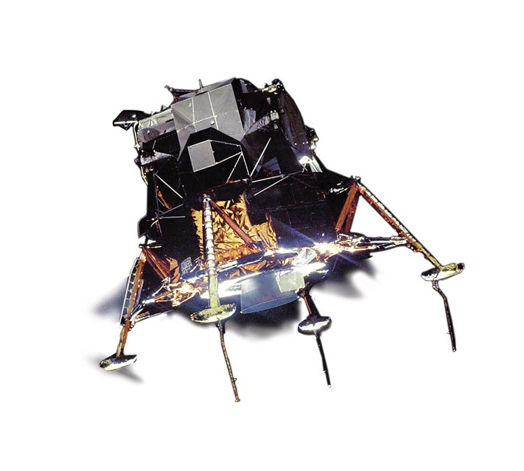 Lunární modul Apolla 11 měl název Eagle (Orel)