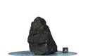 Jeden z kamenů, které na Zemi dopravila posádka Apolla 17