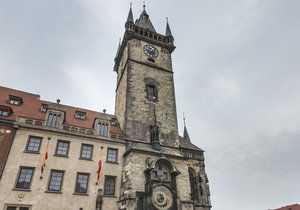 Staroměstská radnice před rekonstrukcí.