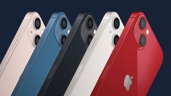 Nová generace telefonů Apple iPhone 13