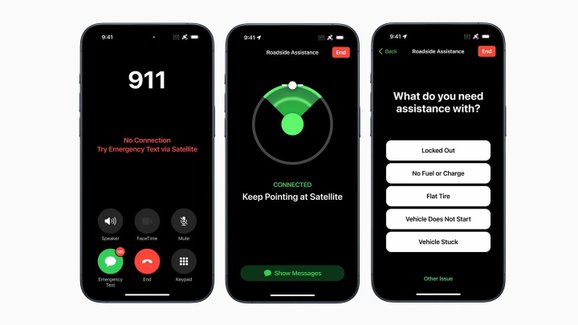 Nový iPhone 15 dokáže zavolat pomoc řidičům i v místech, kde není signál