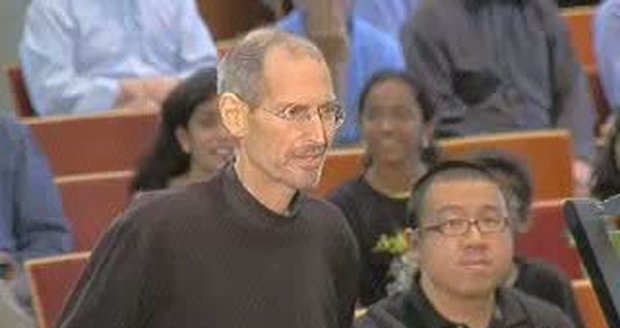 Šéf Apple Steve Jobs vystoupil před radními města