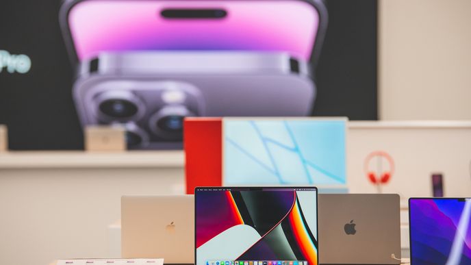 Pražská prodejna společnosti iStyle, největšího prodejce výrobků s logem Apple v Česku