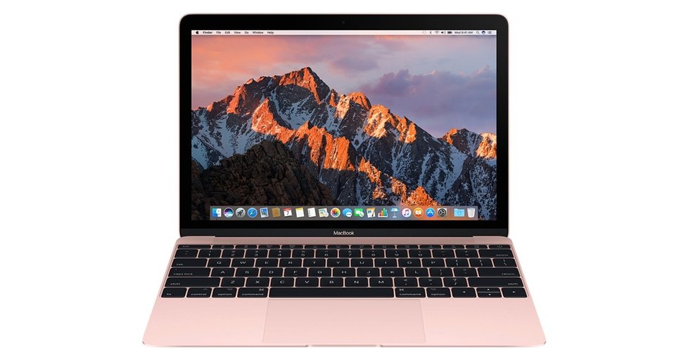 Apple MacBook v barvě Rose Gold