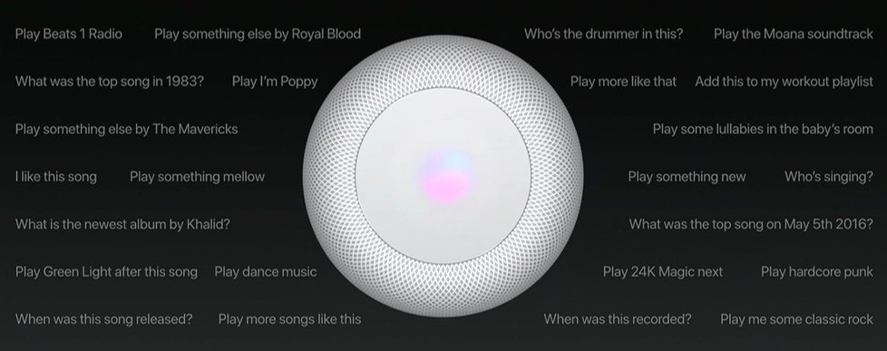 Nově pak bude i v rámci reproduktoru HomePod.