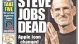 Takhle se deníky rozloučily se Stevem Jobsem