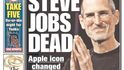 Takhle se deníky rozloučily se Stevem Jobsem