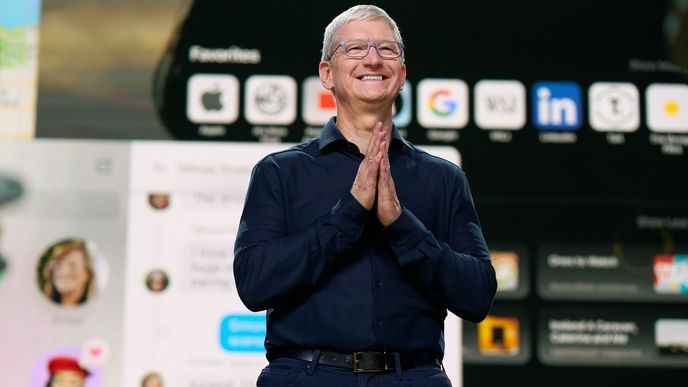 Tim Cook během WWDC 2020