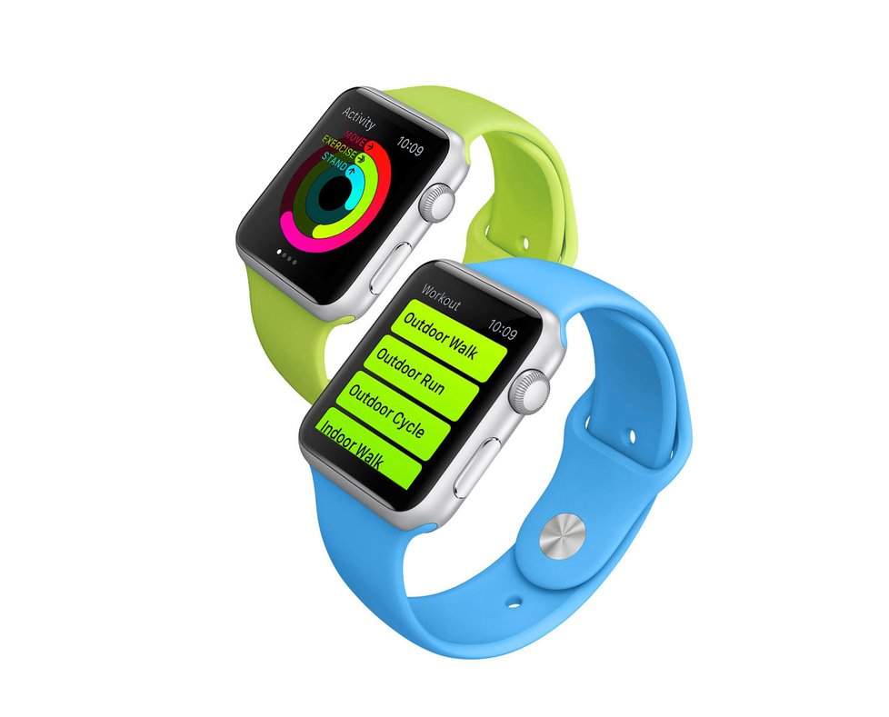 Apple Watch ve sportovní verzi se zářivými silikonovými řemínky