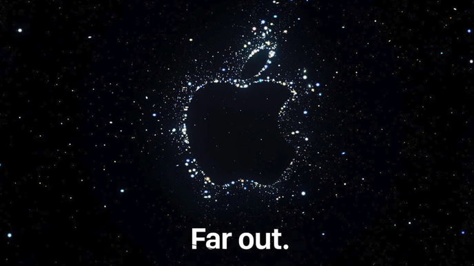 Apple Keynote 2022: Logo konference Far Out