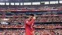 Portugalský kapitán Cristiano Ronaldo po prohraném zápase se Španělskem Portugalský kapitán Cristiano Ronaldo po prohraném zápase se Španělskem