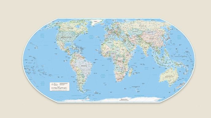V případě Equal Earth je poloha bodů na mapě určována složitými rovnicemi. Ani tato mapa nezobrazuje skutečnost přesně, ale poměry velikostí se víc blíží realitě. V případě Equal Earth je poloha bodů na mapě určována složitými rovnicemi. Ani tato mapa nezobrazuje skutečnost přesně, ale poměry velikostí se víc blíží realitě.