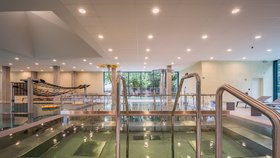 Kyjov otevřel aquacentrum za 325 milionů korun. Nabízí plavecký i rekreační bazén, stejně tak i wellness.