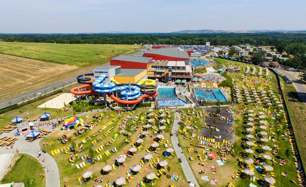 Aqualand Moravia v Pasohlávkách.