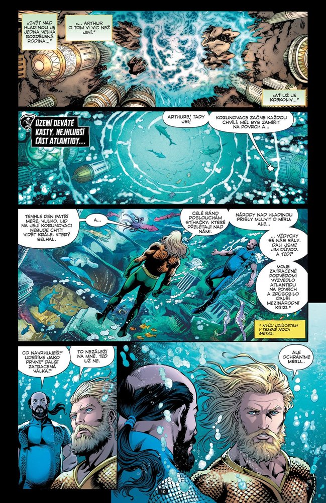 Komiks Aquaman / Sebevražedný oddíl: Potopte Atlantidu! je pravý letní superhrdinský epos
