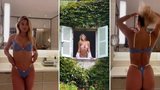 Arabella Chiová (32): Sexy video v průhledném prádle!