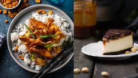 Arašídy v hlavní roli: Recept na nejlepší kung pao,  cheesecake i pikantní salát