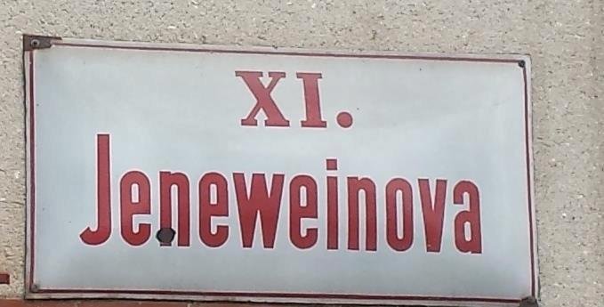 Jeneweinova ulice v Brně