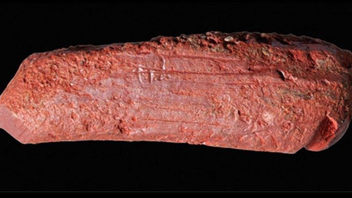 Pastelka stará 10 tisíc let, kterou nalezli v Anglii.