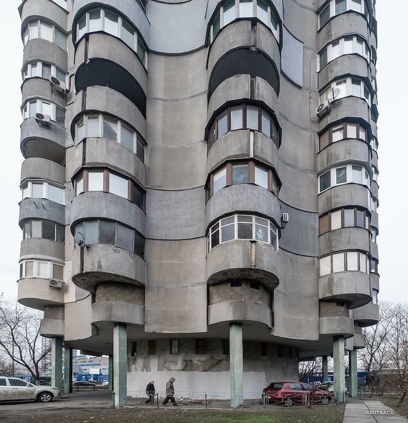 Kolektivní bytový dům Obolon, Kyjev, 1981