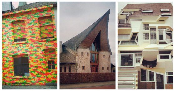 Nejošklivější a nejdivnější domy Belgie: Tahle instagramová kolekce vám vyčaruje úsměv na tváři