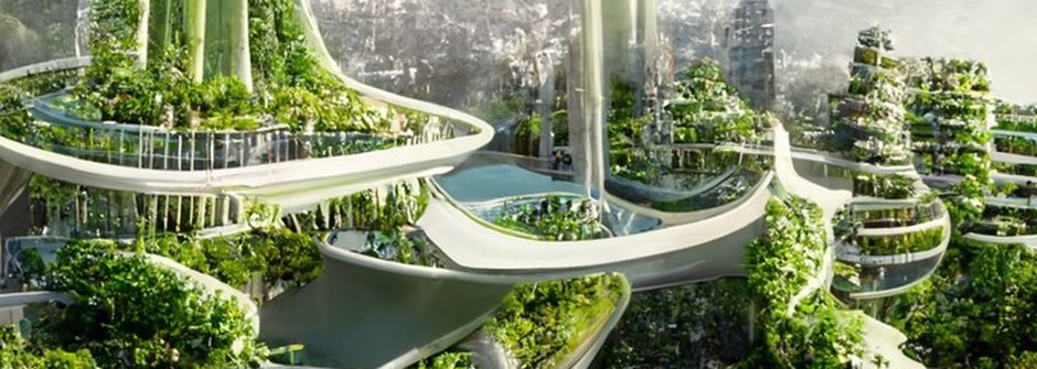 Budoucnost měst podle počítače: zelené mrakodrapy a bydlení ve stromech