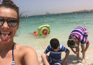 Alice Bendová vyrazila letos s přítelem a dětmi do Dubaje. Ona trpěla masovým all inclusive, ale děti si to užily. 