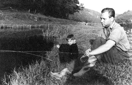 S tátou chodil už jako klučina chytat ryby k Vltavě na Podolsko.