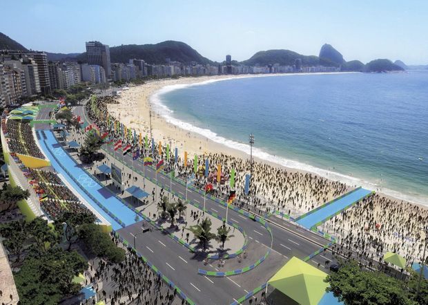 Pláž Copacabana Pláž Copacabana