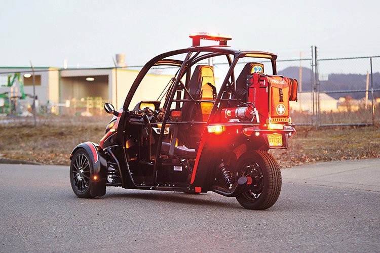 Arcimoto představilo nový model pro hasiče a záchranáře