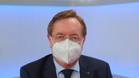 Ministr zdravotnictví Petr Arenberger (za ANO) v pořadu Blesku Epicentrum (26. 4. 2021)