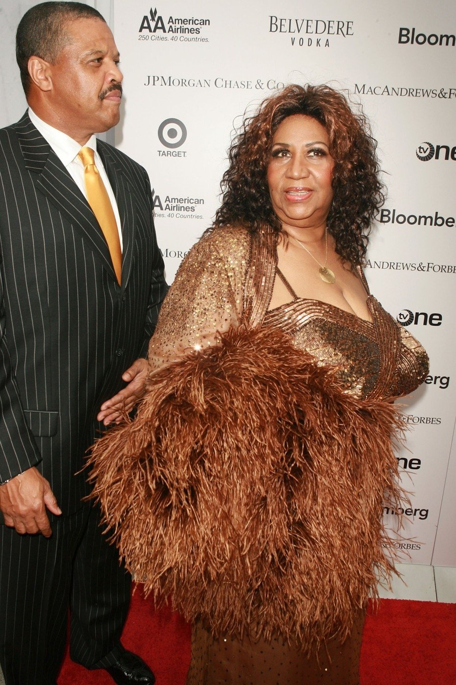 Aretha Franklin se svým snoubencem Williamem Wilkersonem