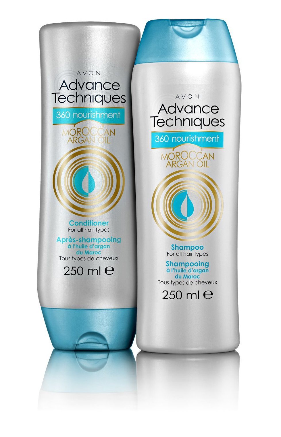 Šampon a kondicionér Advance Techniques, Avon, každý za 99 Kč.