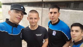 Liberecký strážník David Fischer během stáže a výcviku u jihoamerických policejních jednotek.