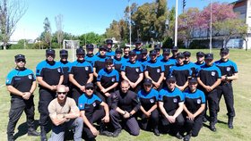 Liberecký strážník David Fischer během stáže a výcviku u jihoamerických policejních jednotek.