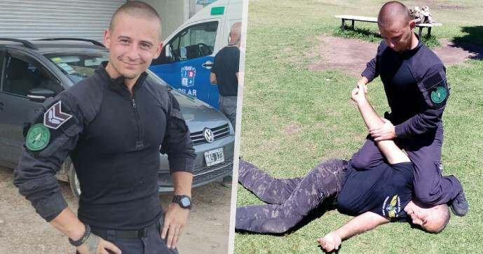 Liberecký strážník David Fischer během stáže a výcviku u jihoamerických policejních jednotek.