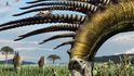 Dinosaurus Bajadasaurus pronuspinax mohl podle vědců vypadat takto. 