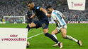 Argentina - Francie: Na Messiho trefu v prodloužení odpověděl zase Mbappé